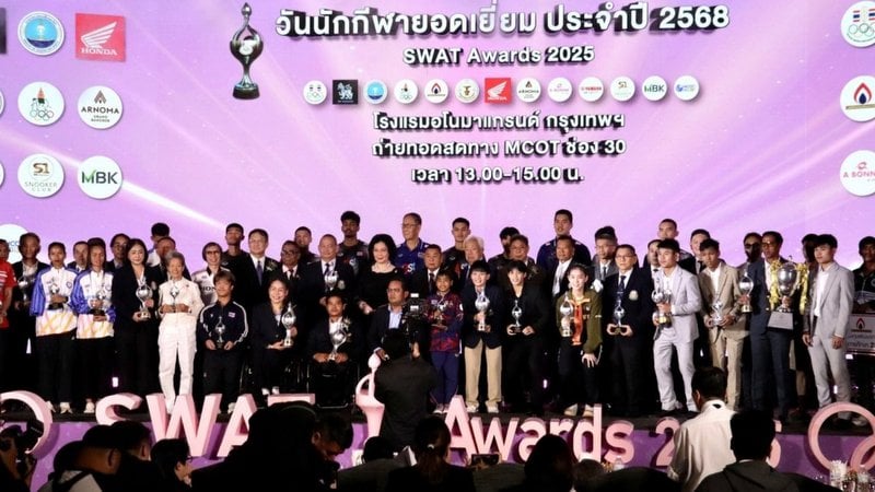 Thai sports stars honoured