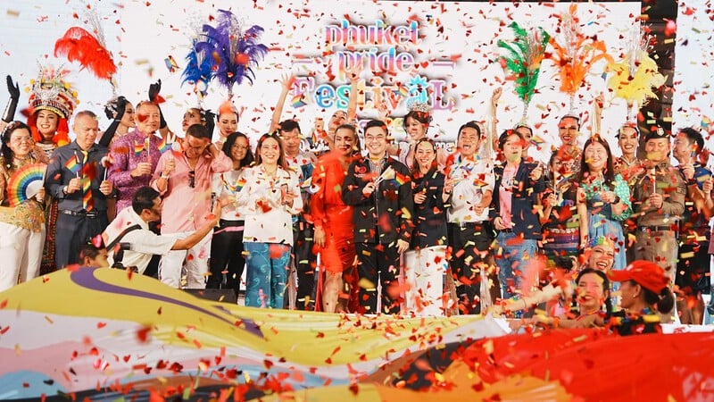 Patong Pride parade draws thousands