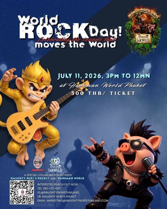 World Rock Day 2026 I Phuket's Ultimate Music Festival