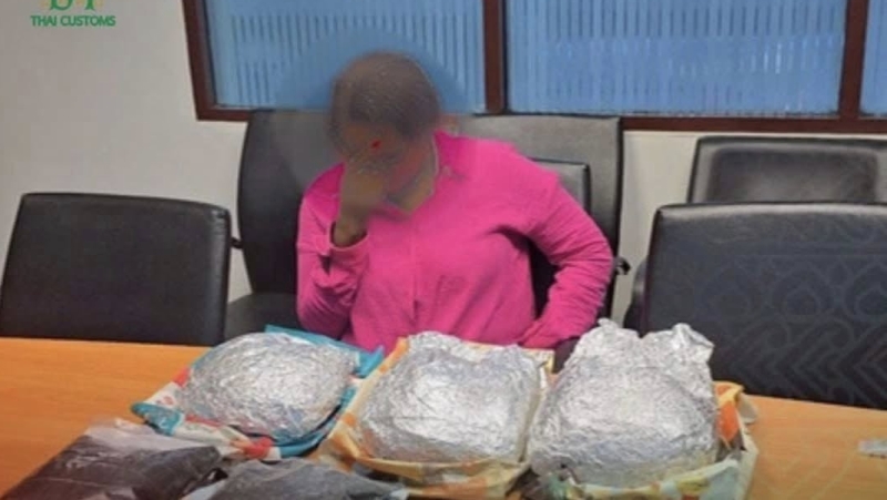 South African woman caught with 16kg of heroin at Phuket Airport
