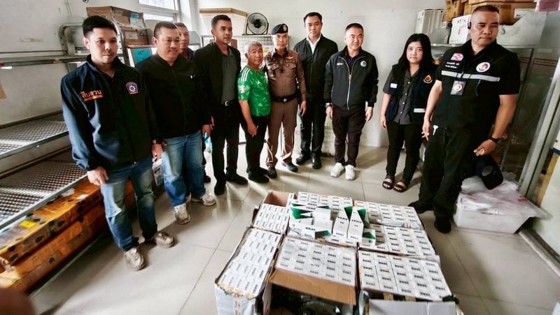 Smuggled cigarettes seized at Rawai Post Office