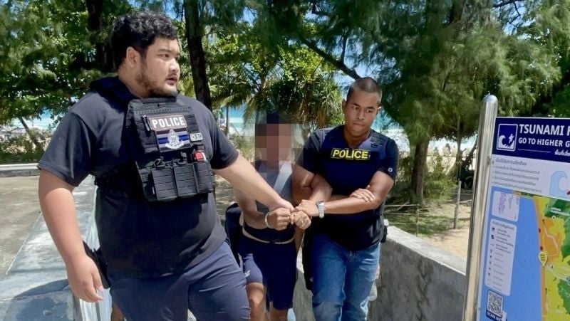 Phuket police arrest fugitive accused of abducting, assaulting ex-girlfriend